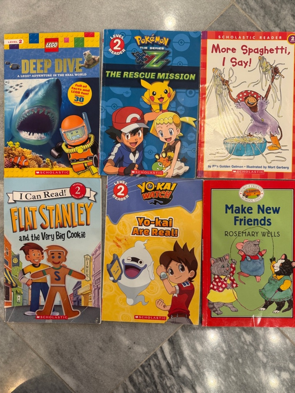 Scholastic Kids Book Bundle - Assorted Colorful Covers